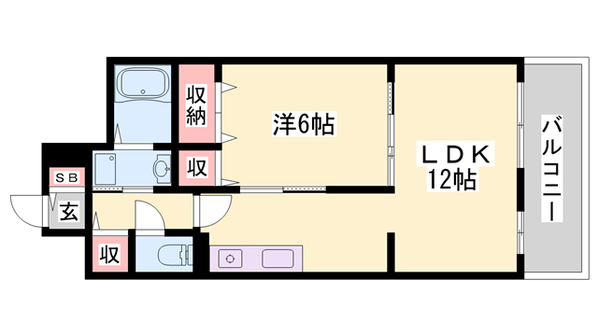 アルファポレールⅡの物件間取画像